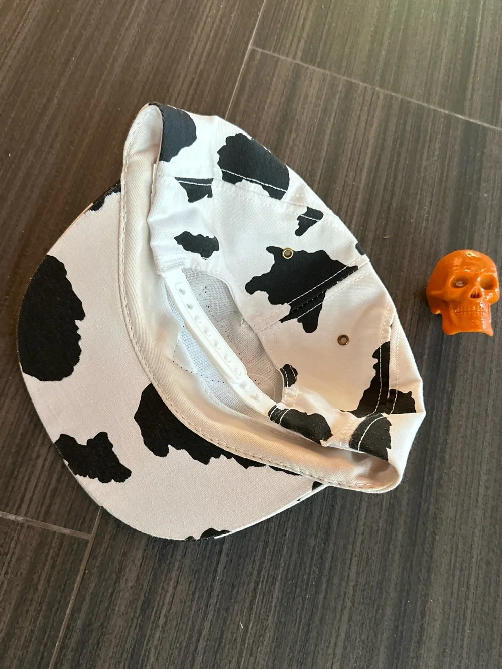 90s Harley Davidson cow print hat